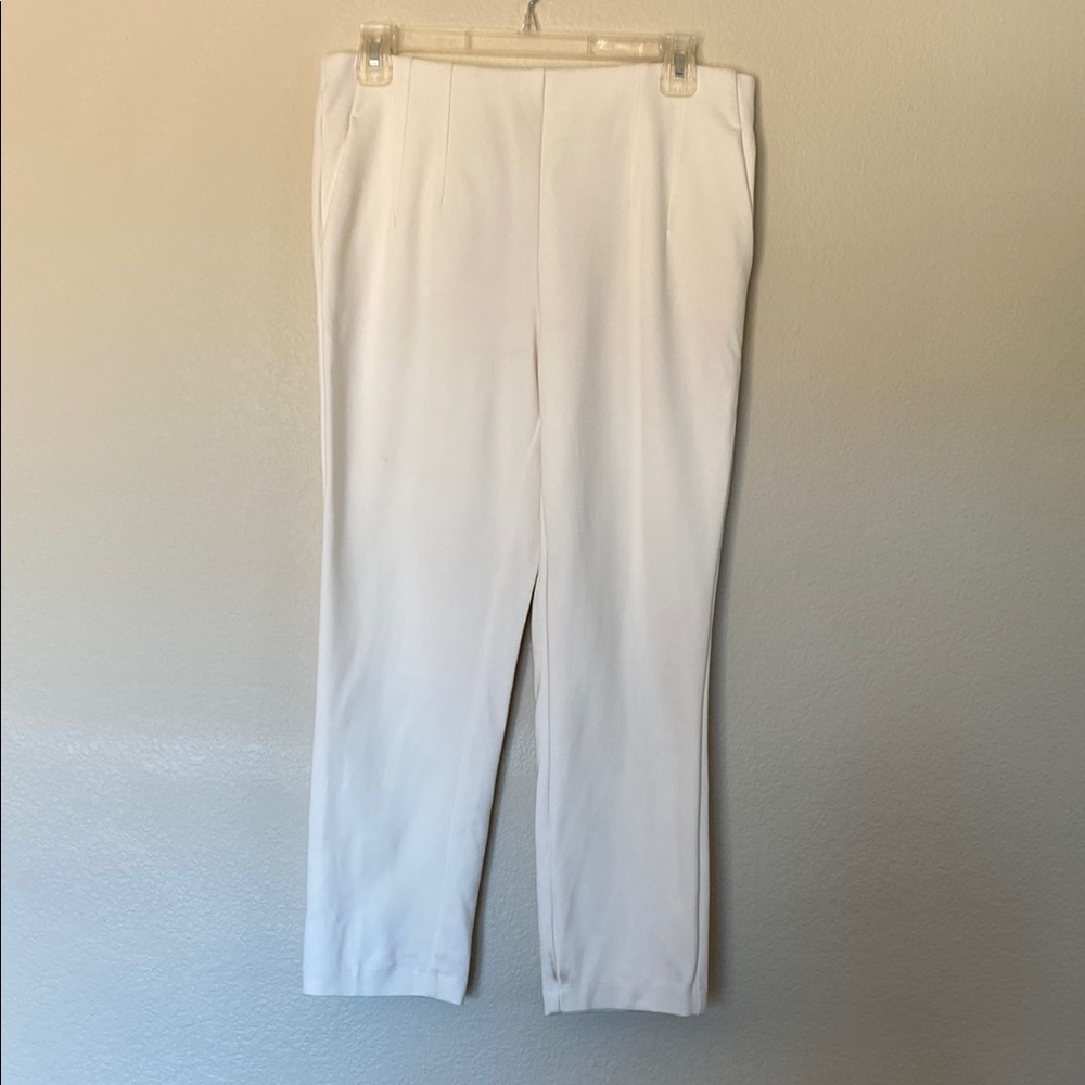 Joie white pull on slacks women’s small EUC